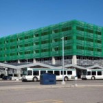 Ajax GO Station – Parking Structure with Buses Ajax GO Station – Parking Structure with Buses
