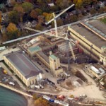 R.C. Harris Water Filtration Plant - Aerial Under Construction