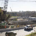 Eglinton Launch Shaft - Street View Eglinton Launch Shaft - Street View