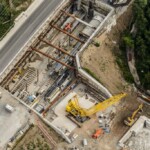 Eglinton Launch Shaft - Aerial Eglinton Launch Shaft - Aerial