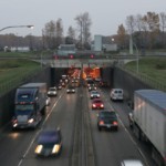 George Massey Tunnel with Traffic George Massey Tunnel with Traffic